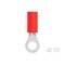 Te Connectivity Ring Terminal, #10 Stud Size, 22 AWG, 300 V, Nylon Insulated, Red 8-31887-1 - alternate 2